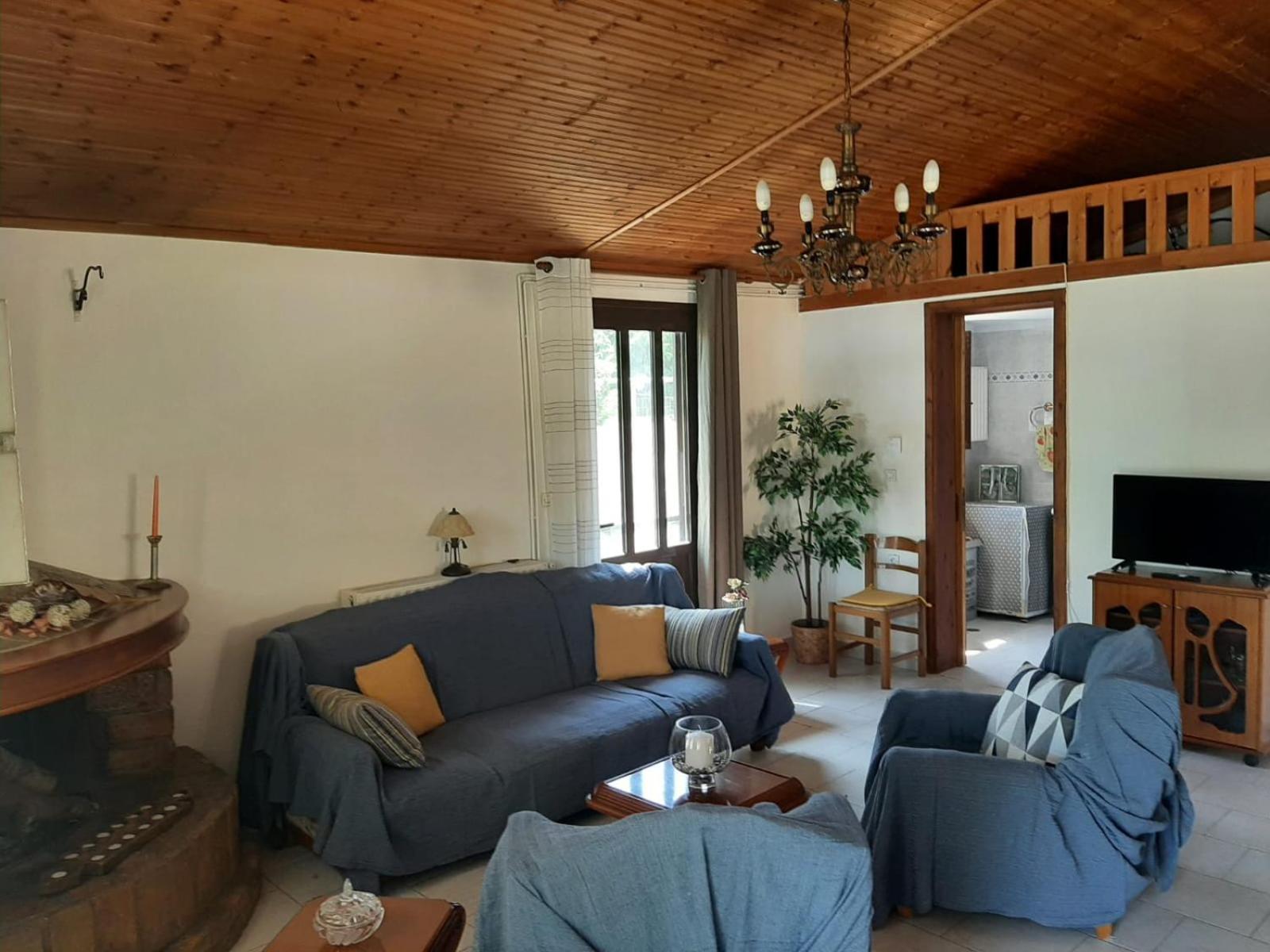 Tota'S Family House, 4 Min Walk To The Beach Levendokhorion ภายนอก รูปภาพ